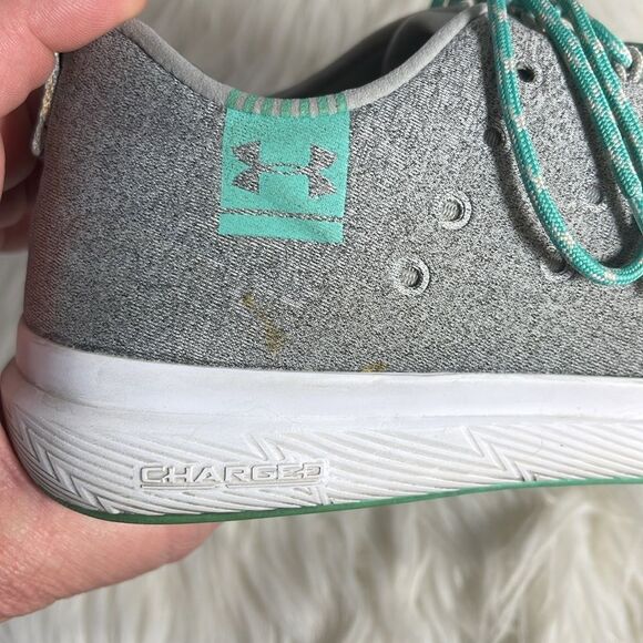 Under Armor Charged Bandit 2 Sneakers Grey/Heather Sz 8.5 - Picture 5 of 8